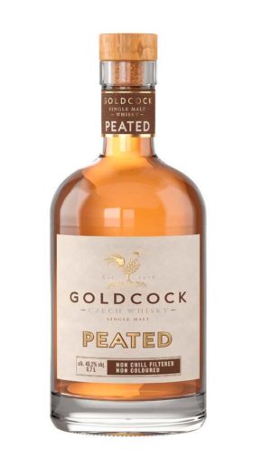 České whisky GOLD COCK dominuje hrdý kohout