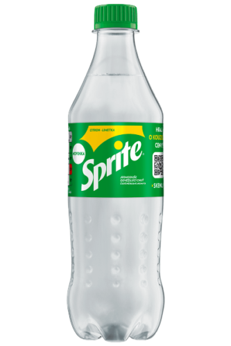 Sprite je nově místo v zelené v čiré lahvi