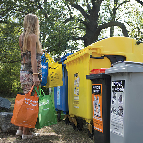 V České republice se v minulém roce recyklovalo více obalů!